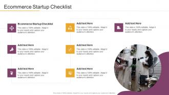 Ecommerce Startup Checklist In Powerpoint And Google Slides Cpb