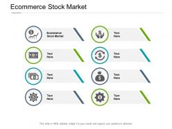 Ecommerce stock market ppt powerpoint presentation model designs download cpb