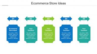 Ecommerce Store Ideas Ppt Powerpoint Presentation Inspiration Slide Portrait Cpb