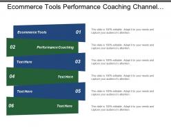 Ecommerce tools performance coaching channel marketing strategies multilevel marketing