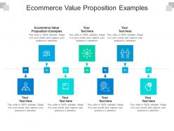 Ecommerce value proposition examples ppt powerpoint presentation styles file formats cpb