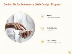 Ecommerce web design proposal powerpoint presentation slides