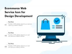 Ecommerce Web Service Icon For Design Development