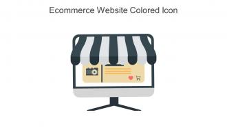 Ecommerce Website Colored Icon In Powerpoint Pptx Png And Editable Eps Format