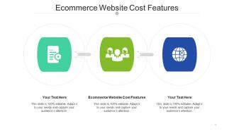 Ecommerce website cost features ppt powerpoint presentation summary file cpb