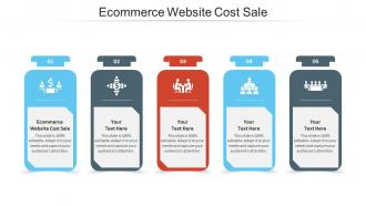 Ecommerce website cost sale ppt powerpoint presentation file influencers cpb
