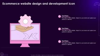 Ecommerce Website Design And Development Icon