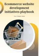 Ecommerce Website Development Initiatives Playbook Report Sample Example Document