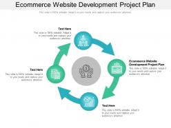 Ecommerce website development project plan ppt powerpoint presentation professional graphics