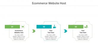 Ecommerce website host ppt powerpoint presentation ideas introduction cpb
