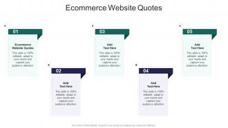 Ecommerce Website Quotes In Powerpoint And Google Slides Cpb