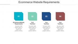 Ecommerce website requirements ppt powerpoint presentation styles graphics download cpb