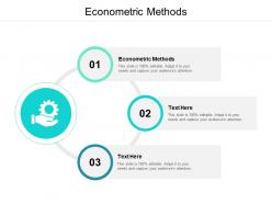 Econometric methods ppt powerpoint presentation outline background images cpb