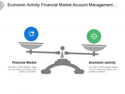 Economic Activity Financial Market Account Management Sales Planning