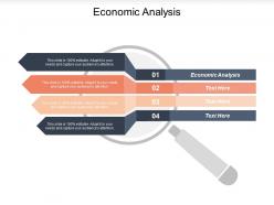 Economic analysis ppt powerpoint presentation ideas icon cpb
