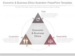 Economic and business ethics illustration powerpoint templates