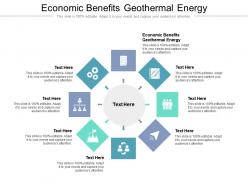Economic benefits geothermal energy ppt powerpoint presentation model mockup cpb