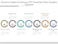 Economic capital and solvency ppt powerpoint slide templates download