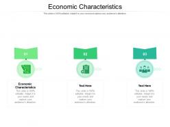 Economic characteristics ppt powerpoint presentation gallery objects cpb