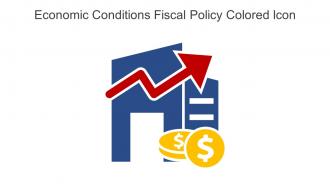 Economic Conditions Fiscal Policy Colored Icon In Powerpoint Pptx Png And Editable Eps Format