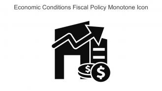 Economic Conditions Fiscal Policy Monotone Icon In Powerpoint Pptx Png And Editable Eps Format