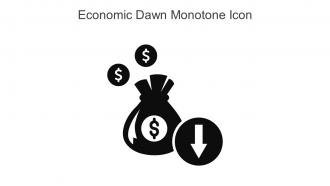 Economic Dawn Monotone Icon In Powerpoint Pptx Png And Editable Eps Format