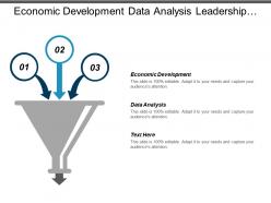 Economic development data analysis leadership development business portfolio cpb