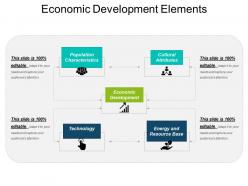 Economic development elements ppt ideas