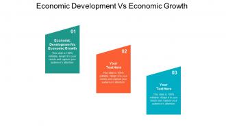 Economic development vs economic growth ppt powerpoint presentation layouts designs cpb