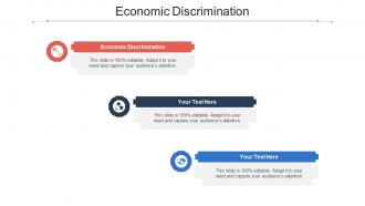 Economic discrimination ppt powerpoint presentation show graphic images cpb