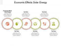 Economic effects solar energy ppt powerpoint presentation icon format ideas cpb