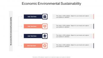 Economic Environmental Sustainability In Powerpoint And Google Slides Cpb