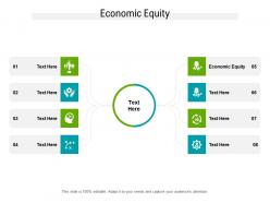 Economic equity ppt powerpoint presentation portfolio format ideas cpb