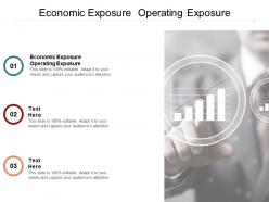 Economic exposure operating exposure ppt powerpoint presentation icon slide portrait cpb