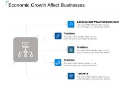 Economic growth affect businesses ppt powerpoint presentation summary infographic template cpb