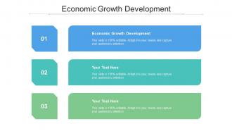Economic Growth Development Ppt Powerpoint Presentation Model Master Slide Cpb