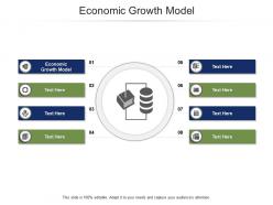 Economic growth model ppt powerpoint presentation inspiration good cpb