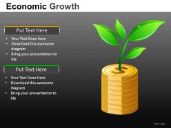 Economic growth powerpoint presentation slides db