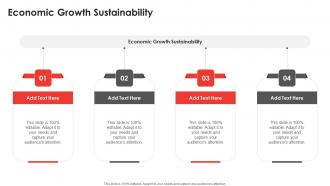 Economic Growth Sustainability In Powerpoint And Google Slides Cpb