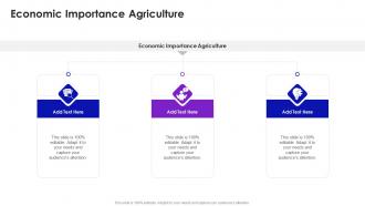 Economic Importance Agriculture In Powerpoint And Google Slides Cpb