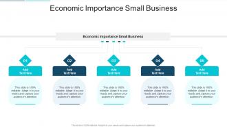 Economic Importance Small Business In Powerpoint And Google Slides Cpb