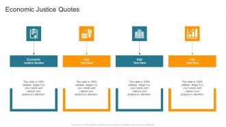 Economic Justice Quotes In Powerpoint And Google Slides Cpb