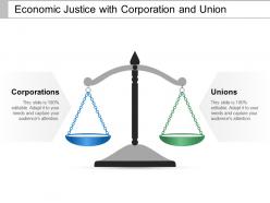 Economic justice with corporation and union