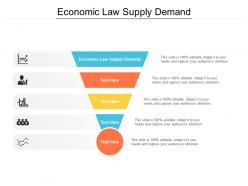 Economic law supply demand ppt powerpoint presentation icon visuals cpb