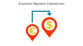 Economic Migration Colored Icon In Powerpoint Pptx Png And Editable Eps Format