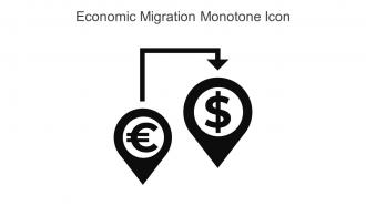 Economic Migration Monotone Icon In Powerpoint Pptx Png And Editable Eps Format