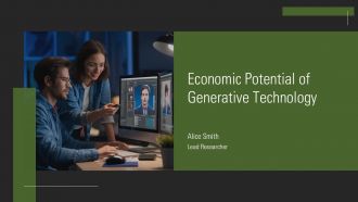 Economic Potential Of Generative Technology PPT Example AT