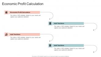 Economic Profit Calculation In Powerpoint And Google Slides Cpb