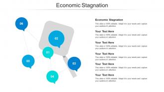 Economic stagnation ppt powerpoint presentation slides smartart cpb