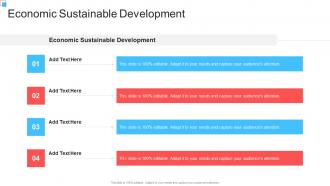 Economic Sustainable Development In Powerpoint And Google Slides Cpb
